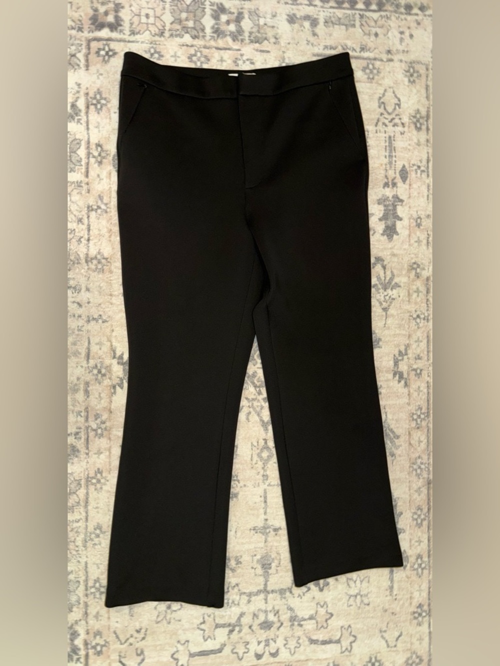 Good American Black High-Rise Ponte Pant Size 14/32